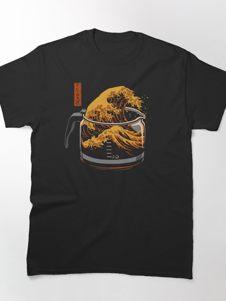 The Great Wave of Coffee Classic T-Shirt