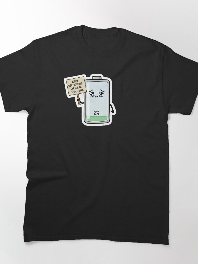 NeuroSpicy - Social Battery: 2% (IV) Classic T-Shirt