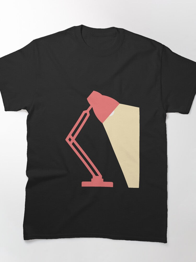 Minimal desk lamp | Table lamp flat illustration Classic T-Shirt