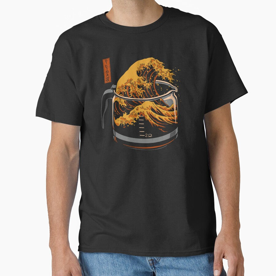 The Great Wave of Coffee Classic T-Shirt
