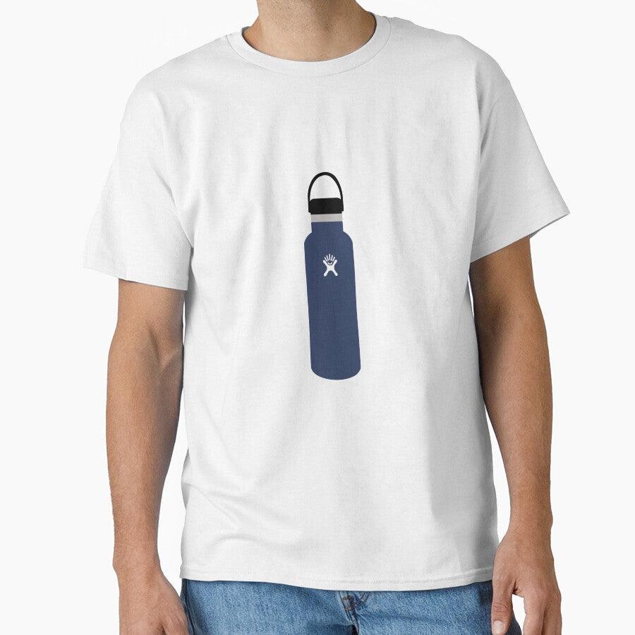 navy water bottle Classic T-Shirt